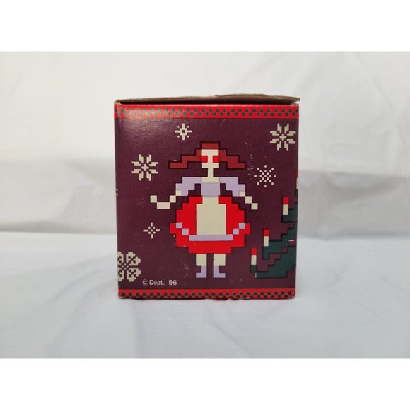 Department 56 Christmas YULETIDE CAROLS Coffee Tea Mug with Cover/Coaster Japan - Picture 9 of 13